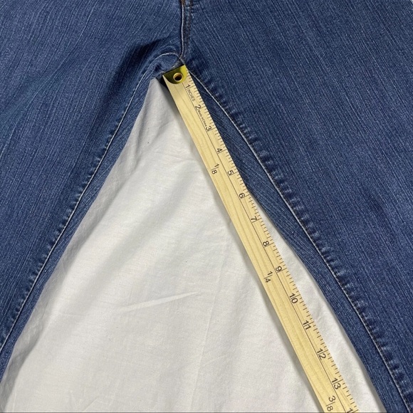 Southpole Jeans Womens 9 Bootcut Flare Mid Rise Medium Wash Pocket Bling Stretch - Picture 10 of 13